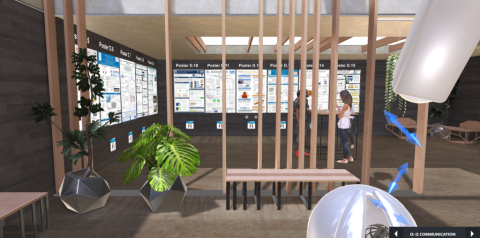 Poster session in the 3D space